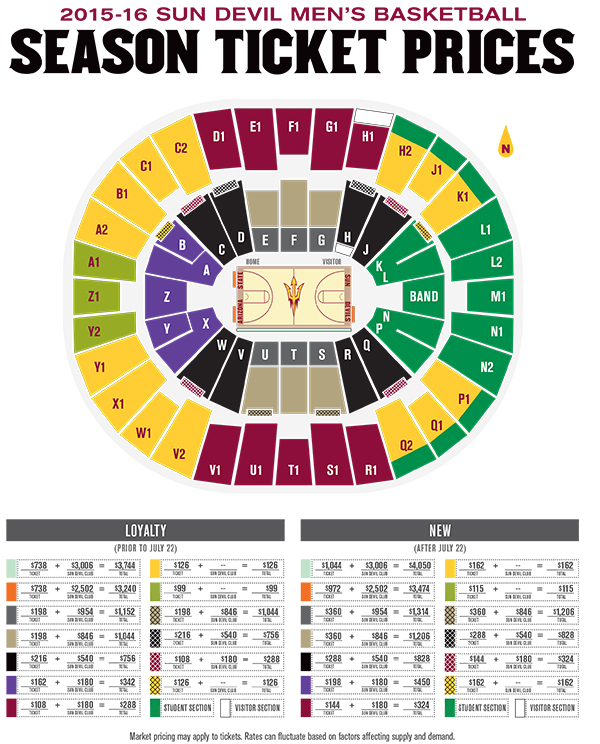 New Sun Devil Stadium Seating Chart