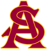 ASU interlocking baseball logo