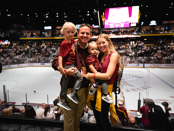Scott with family.